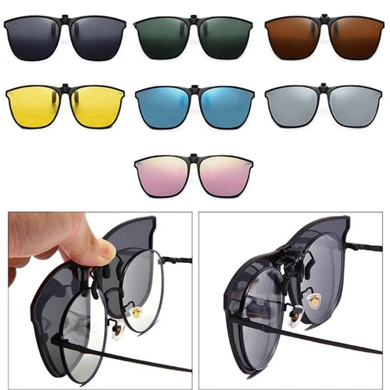 ShadeZen Clip-On Flip Sunglasses