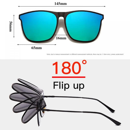 ShadeZen Clip-On Flip Sunglasses